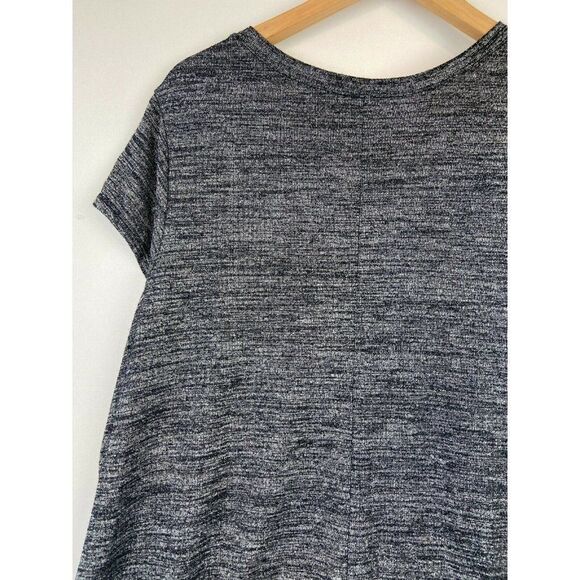 MBLM Women's Asymmetrical Top Shirt in Charcoal Size Large - Picture 7 of 9